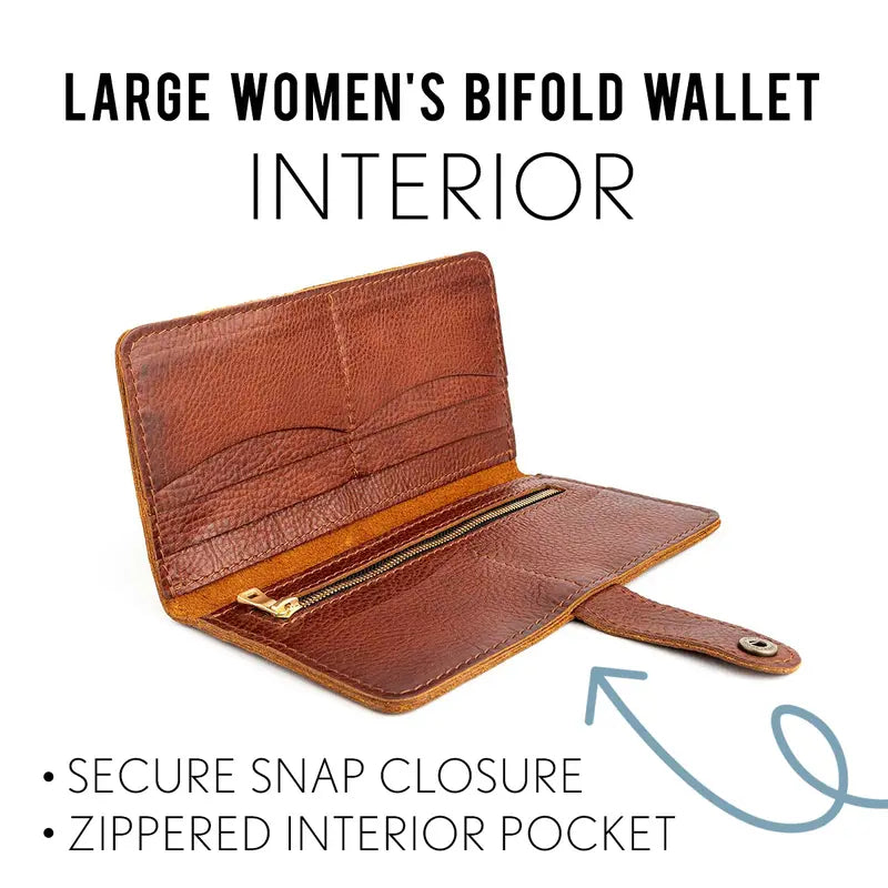 🍂 Autumn Sale – Genuine Leather Bifold Wallet & Travel Organizer