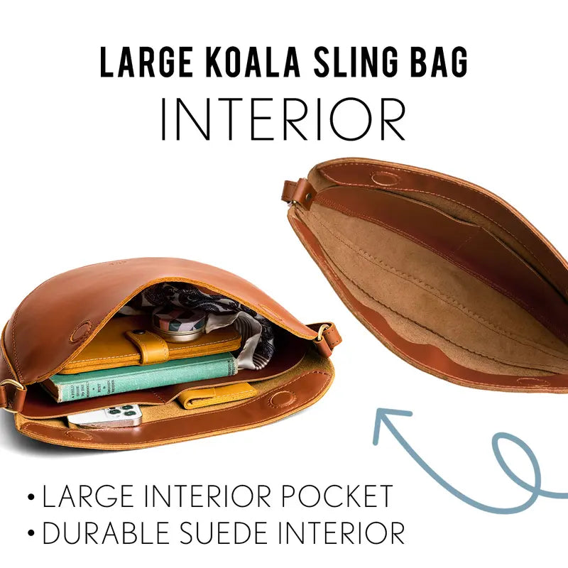 🍂 Autumn Sale – Women's Soft Leather Sling Crossbody Bag