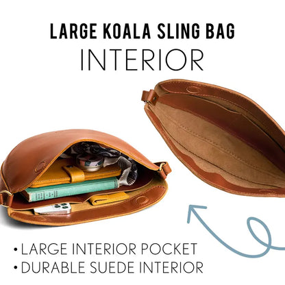 🍂 Autumn Sale – Women's Soft Leather Sling Crossbody Bag