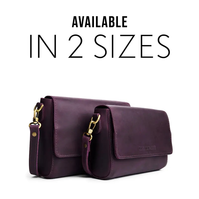🍂 Autumn Sale – Leather Flap Crossbody Bag with Detachable Strap