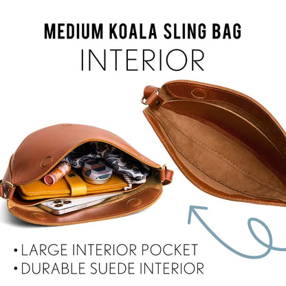 🍂 Autumn Sale – Women's Soft Leather Sling Crossbody Bag