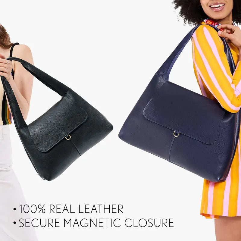 🍂 Autumn Sale – Women's Genuine Leather Shoulder Bag for Work & Everyday
