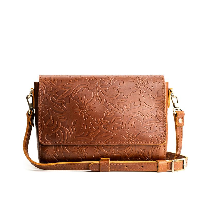 🍂 Autumn Sale – Leather Flap Crossbody Bag with Detachable Strap