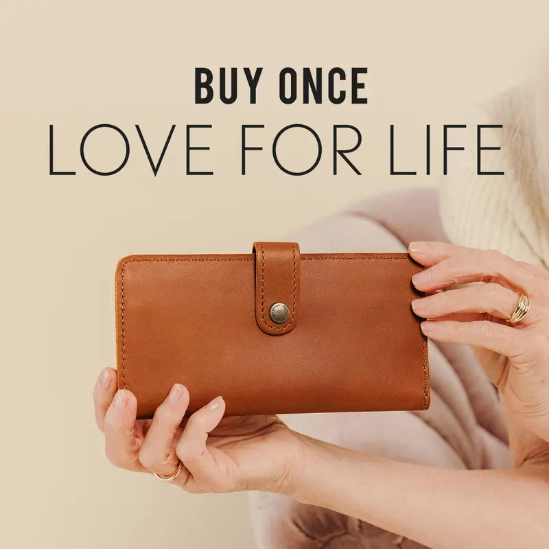 🍂 Autumn Sale – Genuine Leather Bifold Wallet & Travel Organizer