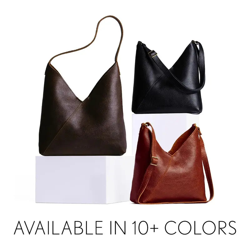 🍂 Autumn Sale – Women's Genuine Leather Slouchy Shoulder & Crossbody Bag