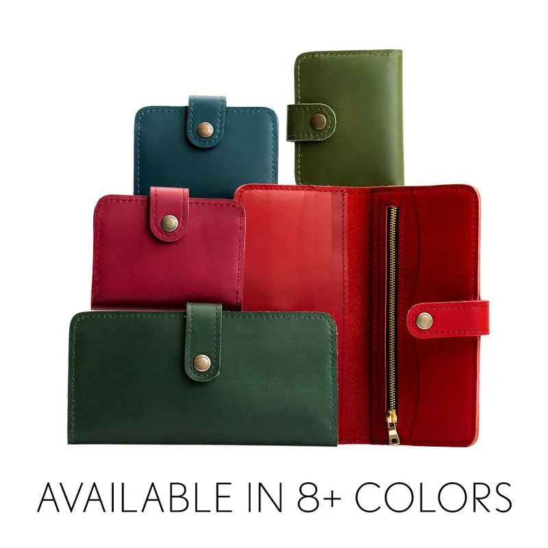 🍂 Autumn Sale – Genuine Leather Bifold Wallet & Travel Organizer